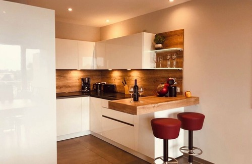 Friedrichshafen Apartamento | Penthouse Apartment mit Alpenblick