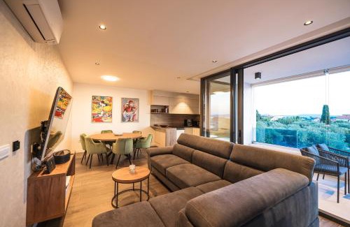 Sukosan Apartamento | Penthouse Croatiendream with 3 bedrooms, pool and sea view