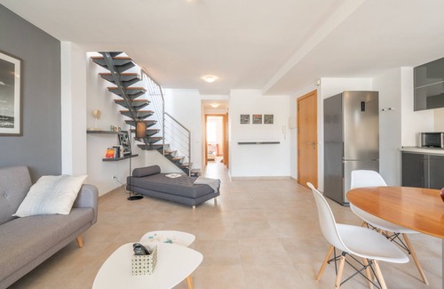 Colonia Sant Jordi Apartamento | Ático:terrazas priv.,Wifi (100MB), A/A, TVsat.