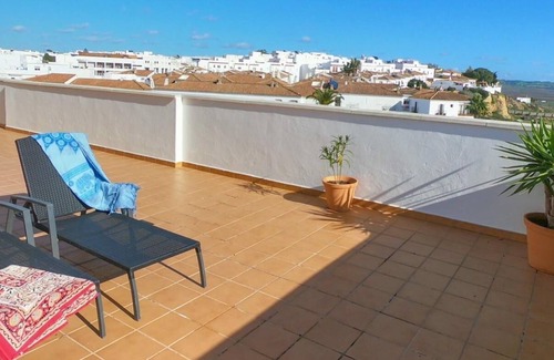 Centro de Conil de la Frontera Cabaña | Apartamento penthouse con enorme terraza y vistas al mar.