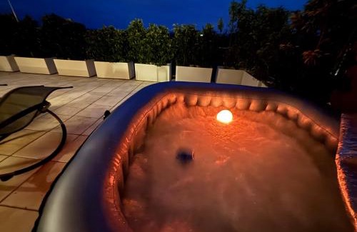 Bad Salzuflen Apartamento | Penthouse mit Whirlpool, Traumblick und großer Dachterrasse