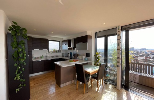 Shaftesbury Apartamento | Penthouse near Clapham Junction large wrap around terrace incredible views