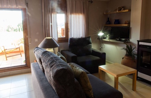 Las Ventas de Santa Lucía Apartamento | Atico con terraza en Graus Pirineo de Huesca