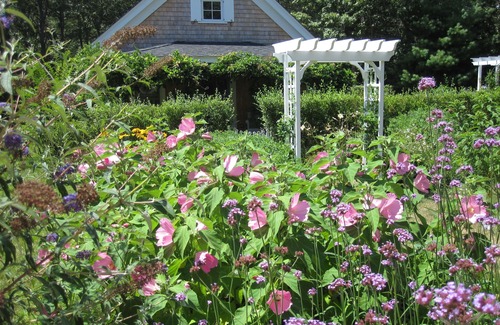 Edgartown Cabaña | Cottage romántico situado entre preciosos jardines -Only paseo a la ciudad