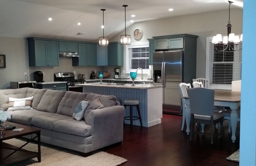 Swainton Casa | Hermosa familia Avalon Alquiler con piscina climatizada y spa