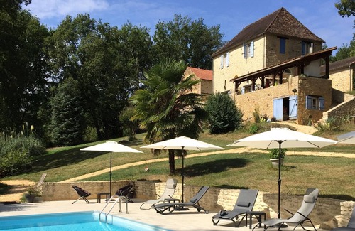 Le Buisson-de-Cadouin Cabaña | Périgourdine casa en una hermosa finca con piscina en el corazón del Périgord