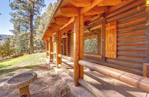 Vallecito Cabaña | Pet-friendly Bayfield Cabin w/ Game Room & Hot Tub