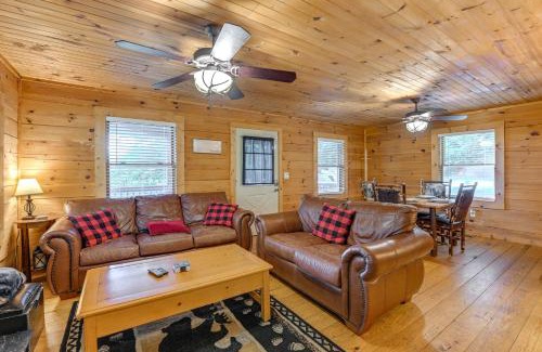 Bryson City Casa | Pet-Friendly Bryson City Cabin with Fire Pit and Deck!