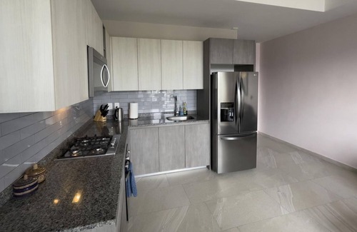 Díaz Ordaz Condominio | Pet Friendly New Condo In Versalles that Sleeps 4 with Rooftop Pool