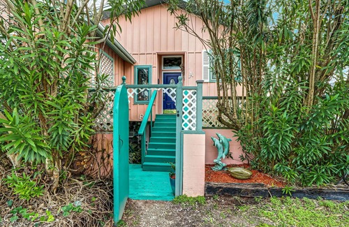 Fernandina Beach Apartamento | Se aceptan mascotas, frente al mar Unidad de la casa privada en la planta baja, Se admiten mascotas