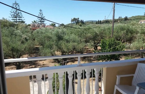 Agrilia Apartamento | Estudio que admite mascotas Aquarius 10 con vistas al mar y balcón