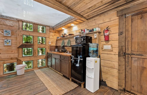 Rogers Cabina | Pet-Friendly Treehouse - Amazonia - an exclusive experience in Red River Gorge, Kentucky!