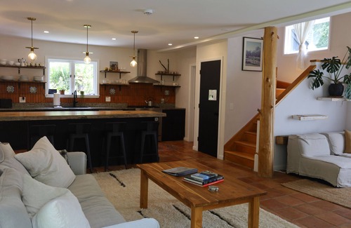 Waterville Valley Casa | Pet Friendly Waterville Valley Riverfront Home across from hiking/xc skiing (WB75V)
