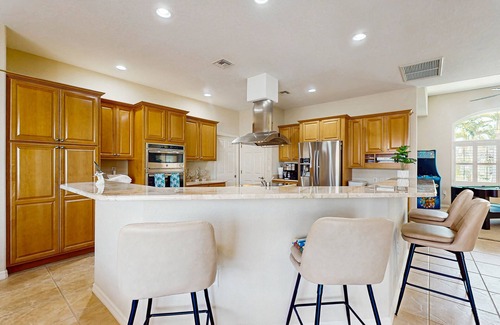 Burnt Store Isles Casa | Pet friendly, waterfront house with private pool, lanai, and arcade games