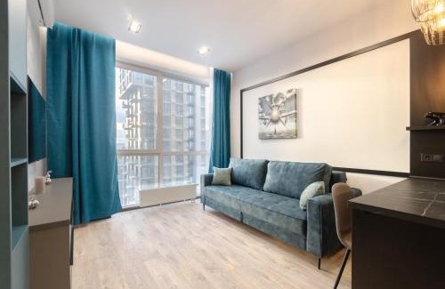 Afanasivsʹkyy Yar Apartamento | Petrovdom Apartments 12-131A in RC Yaroslaviv Grad , Bulvarno-Kudriavska 17B