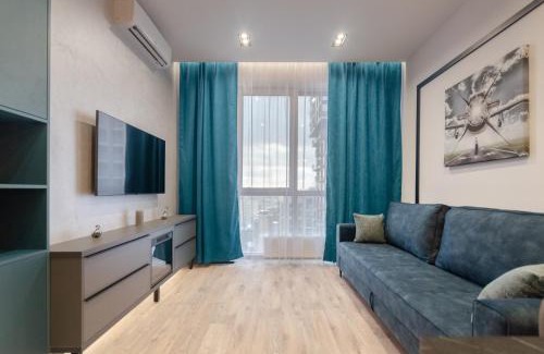 Afanasivsʹkyy Yar Apartamento | Petrovdom Apartments 12-131A in RC Yaroslaviv Grad , Bulvarno-Kudriavska 17B