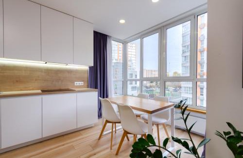 Svyatoshyns'kyi District Apartamento | Petrovdom Apartments 78-170 in RC Nivki Park, 67А Beresteiskyi Avenue