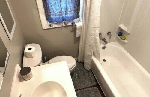 St. Louis Apartamento | Pets stay free. King size bed. Street parking in front. Large TV. Keypad entry.