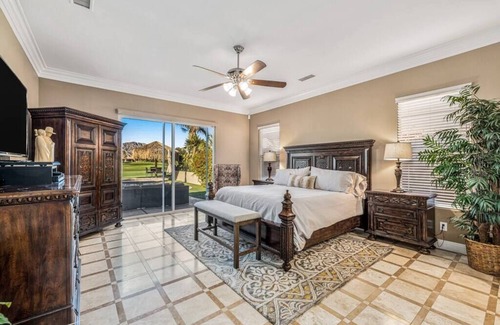 La Quinta Villa | PGA West, private pool and spa outdoor covered TV
