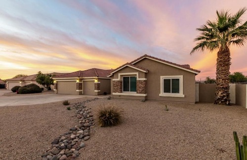 South Mountain Casa | Phoenix Backyard Oasis Pool Home! Sleeps 12, Game Room and Kids Playset too! home