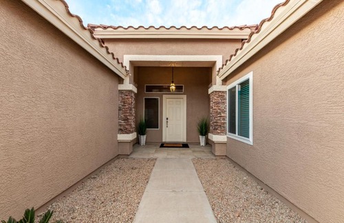 South Mountain Casa | Phoenix Backyard Oasis Pool Home! Sleeps 12, Game Room and Kids Playset too! home