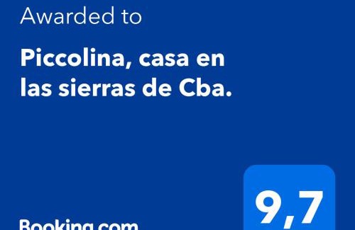Unquillo Casa | Piccolina, casa en las sierras de Cba.