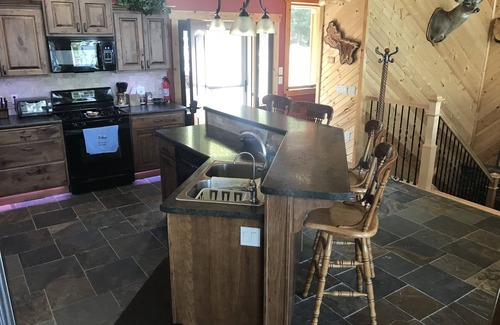 Pickerel Casa | Pickerel Lake Home con excelentes vistas del atardecer