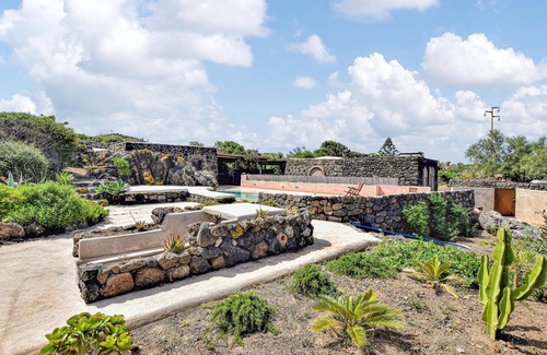 Pantelleria Casa | Picturesque vacation home with pretty pool and panoramic sea view.