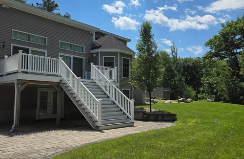 Pine River Pond Casa | Pine River Pond Paradise on the cove private dock, deck, patio, firepit, AC, W/D