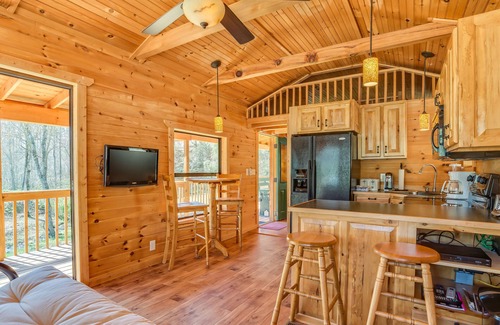 Rutherfordton Cabina | Piney Knob cabina 15 minutos de Lake Lure - 30 minutos para Tiec - Bañera de hidromasaje - Disponible Pond