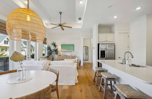 WaterSound Beach Casa | Stay on 30A: Pinteresting Escape, Golf Cart!