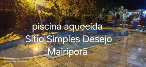 Nazare Paulista Casa | Piscina aquecida Mairiporã Sítio Simples Desejo