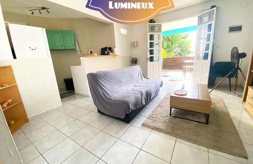 Trois-Ilets Apartamento | Piscine et Vue Mer - F2 Cosy - Anse à l'Âne, 3-Îlets - Plage 5 min