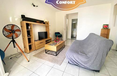 Trois-Ilets Apartamento | Piscine et Vue Mer - F2 Cosy - Anse à l'Âne, 3-Îlets - Plage 5 min