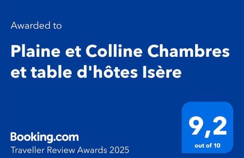 Gillonnay Cama Y Desayuno | Plaine et Colline Chambres et table d'hôtes Isère