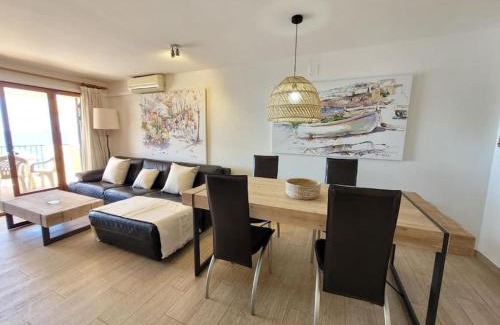 Calella de Palafrugell Apartamento | Playa Canadell MAR G primera linea de mar con terraza
