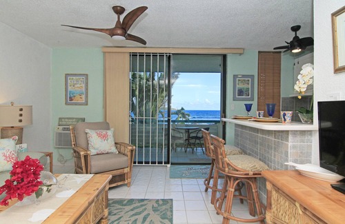 Bolongo Bay Apartamento | Playa Linda - St. Thomas Oceanfront Studio Condo en Pool & Bolongo Beach, USVI