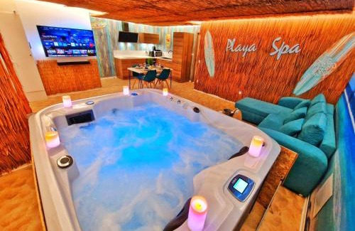 Muntzenheim Apartamento | PLAYA SPA-4 Pers-Jacuzzi-Parking-Jardin-Clim-Colmar
