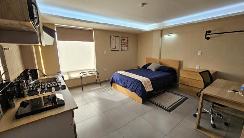 Cuautitlán Izcalli Apartamento | PLAZA ACEQUIA SUITES para 1 a 4 personas ESPECIALISTAS CORTAS MEDIANAS Y LARGAS ESTANCIAS en IZCALLI TEPOTZOTLAN perfectas para Familias, Turistas, Contratistas, Estudiantes, Empresas y Ejecutivos 5 min Izcalli 15 min Esmeralda 20 min Satélite 25 min AIFA