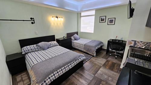 Cuautitlán Izcalli Apartamento | PLAZA ACEQUIA SUITES para 1 a 4 personas ESPECIALISTAS CORTAS MEDIANAS Y LARGAS ESTANCIAS en IZCALLI TEPOTZOTLAN perfectas para Familias, Turistas, Contratistas, Estudiantes, Empresas y Ejecutivos 5 min Izcalli 15 min Esmeralda 20 min Satélite 25 min AIFA