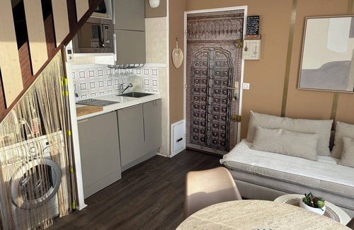 Merville-Franceville-Plage Apartamento | Pleasant duplex, direct access, free wifi beach