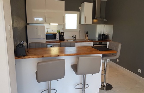 Coatroual Casa | Pleasant 8-person houses, private above-ground swimming pool from mid-June to mid-September