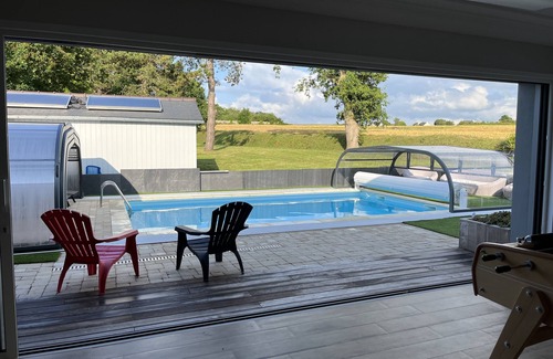 Locquirec Casa | casa junto al mar con piscina climatizada