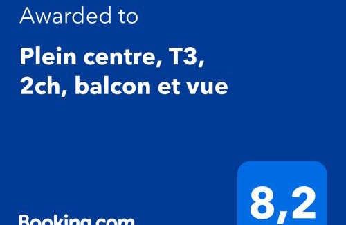 Meze Apartamento | Plein centre, T3, 2ch, balcon et vue