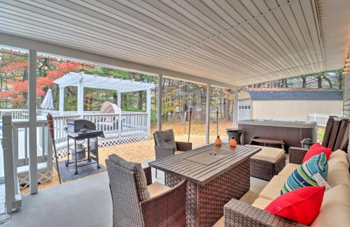 Stroudsburg Casa | Pocono Home with Hot Tub, Fireplace and Game Room!