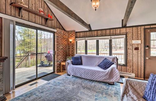 Locust Lake Village Casa | Pocono Lake Home with Fire Pit Walk to Ski Hill!