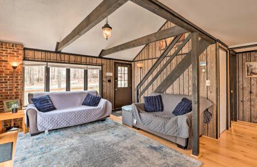 Locust Lake Village Casa | Pocono Lake Home with Fire Pit Walk to Ski Hill!