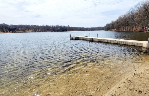 Pocono Mountain Lake Casa | Pocono's Retreat with Gameroom, Firepit, and Lake