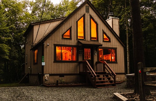 Pocono Lake Chalet De Esquí | Poconos Gateway: BBQ-Fireplace-Fishing-Hiking-Lake