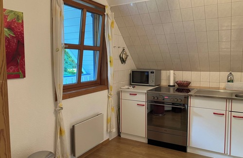 Parchtitz Apartamento | Pond house with loggia on an old estate in the middle of Rügen